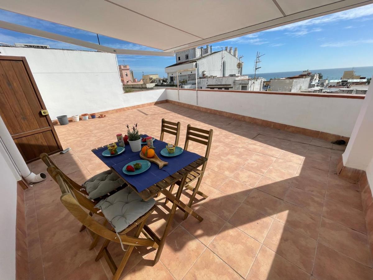 Sunny Apartment Central Sitges Bagian luar foto