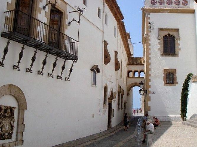 Sunny Apartment Central Sitges Bagian luar foto